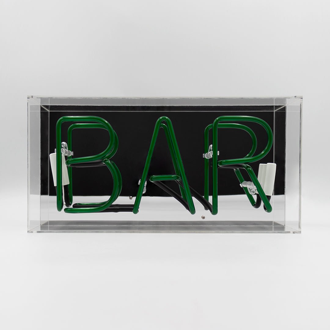 Glazen Neon Sign BAR - Kavel 84