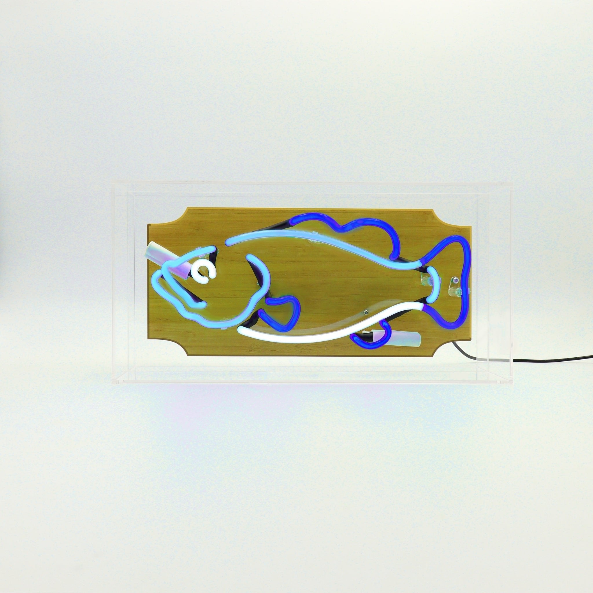 Glazen Neon Sign Fish - Kavel 84