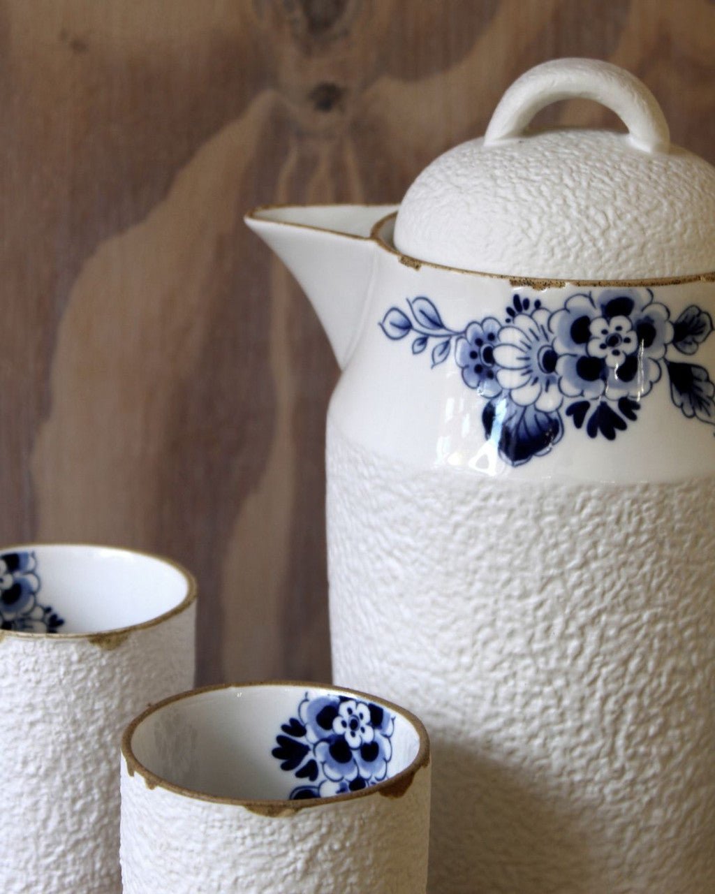 Heinen Delfts Blauw Blauw Bloesem koffiepot - Kavel 84