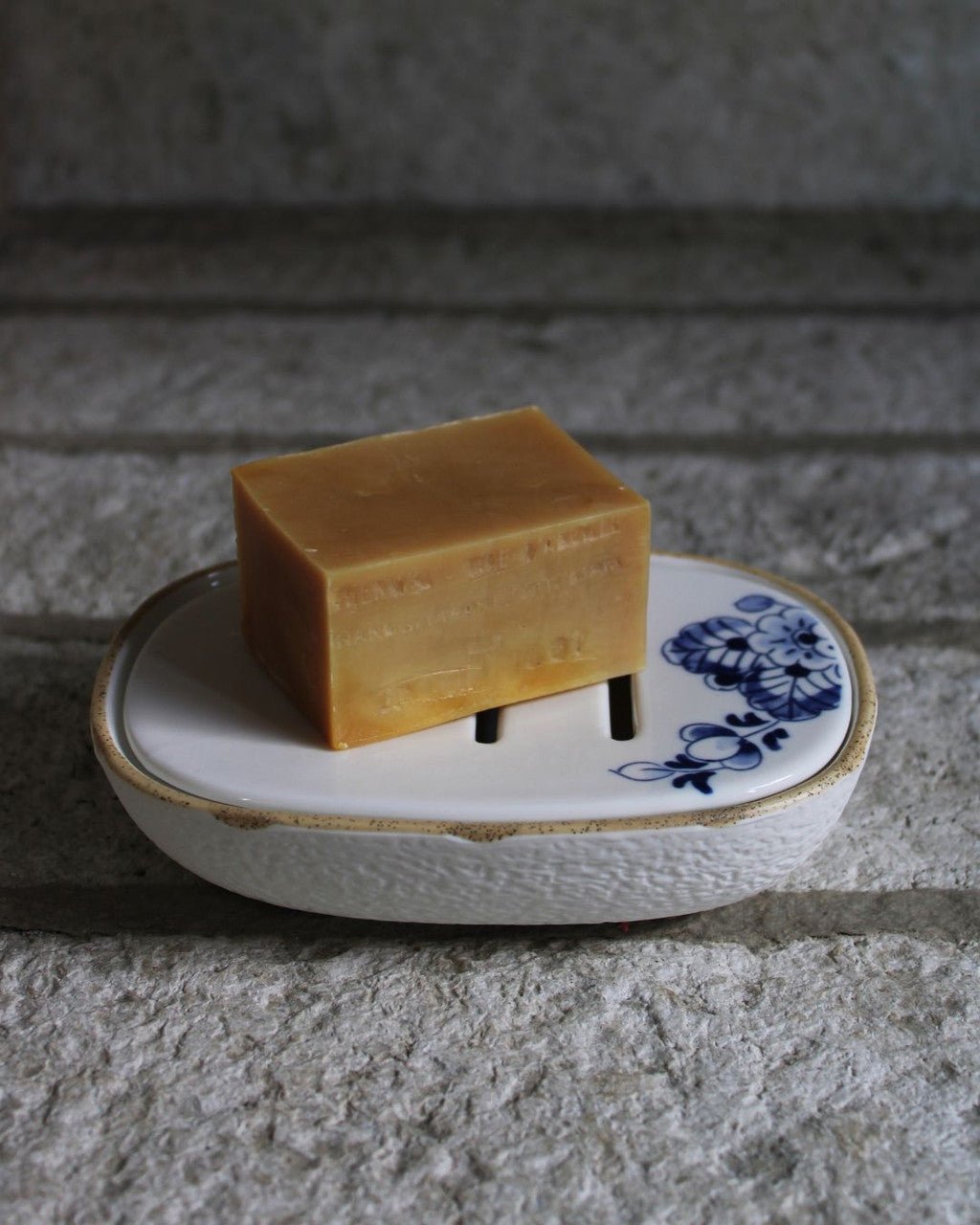 Heinen Delfts Blauw Blauw Bloesem zeepschaaltje - Kavel 84