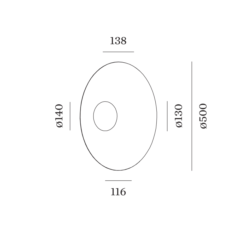 Wever & Ducré CLEA wandlamp