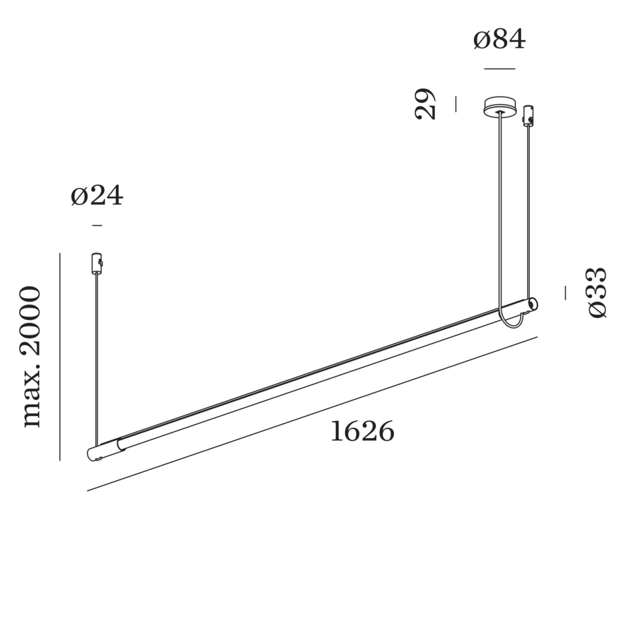 Wever & Ducré DARF hanglamp