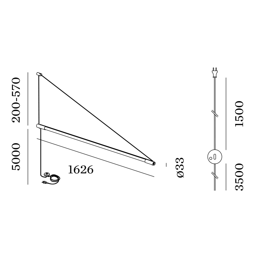 Wever & Ducré DARF wandlamp - Kavel 84