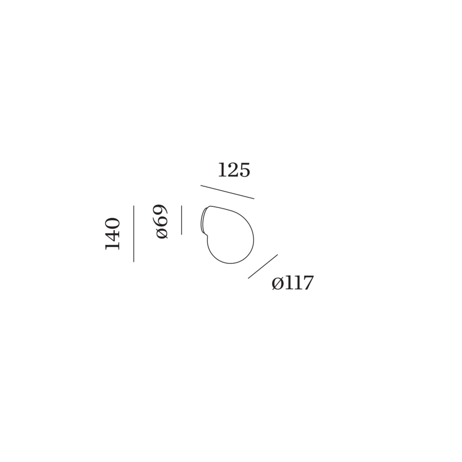 Wever & Ducré DRO wandlamp - Kavel 84