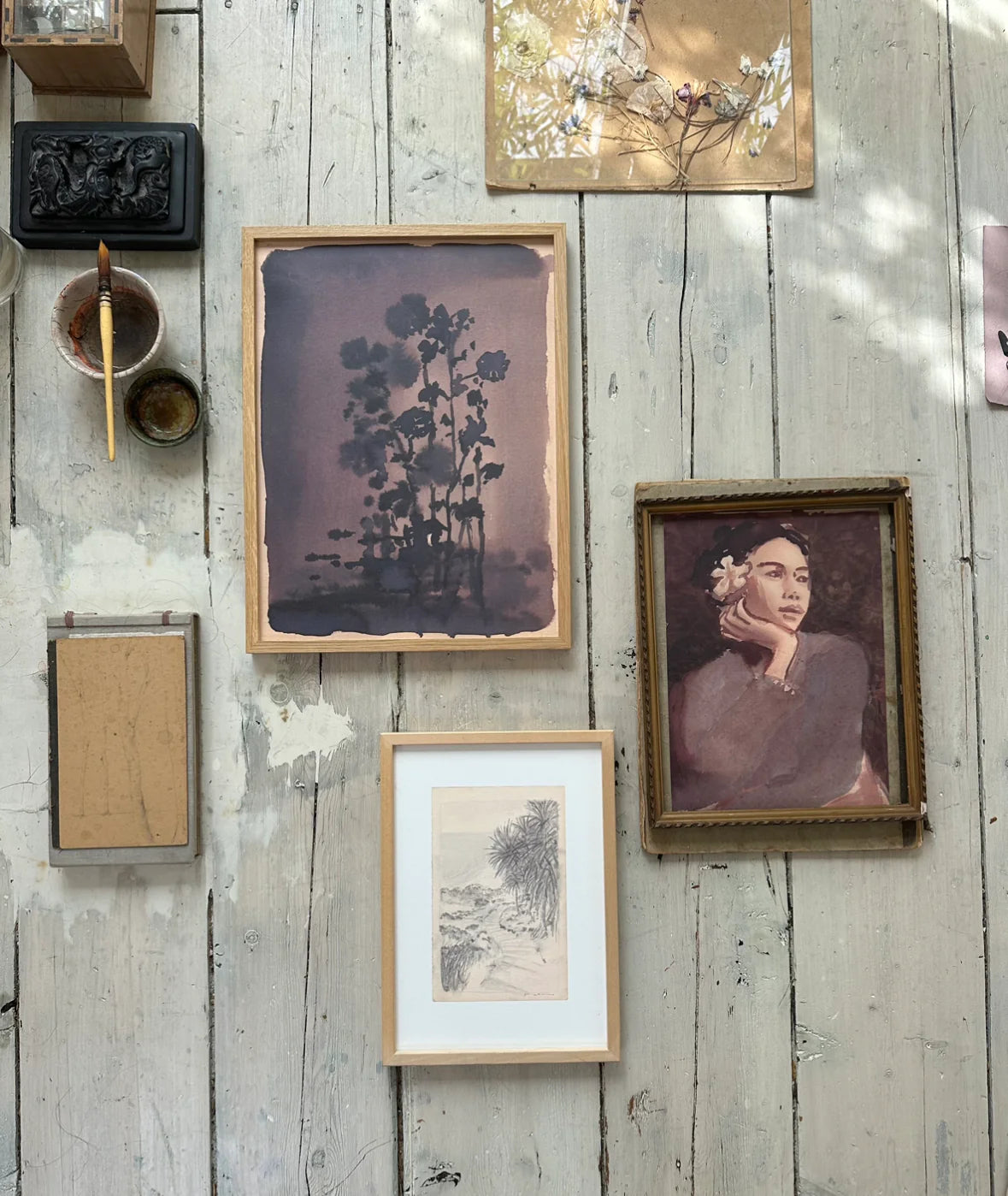 TinyStories Poster met Lijst - Chocolate Flowers