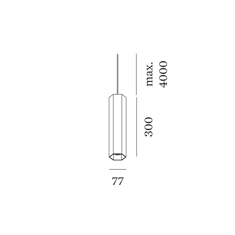Wever & Ducré HEXO hanglamp