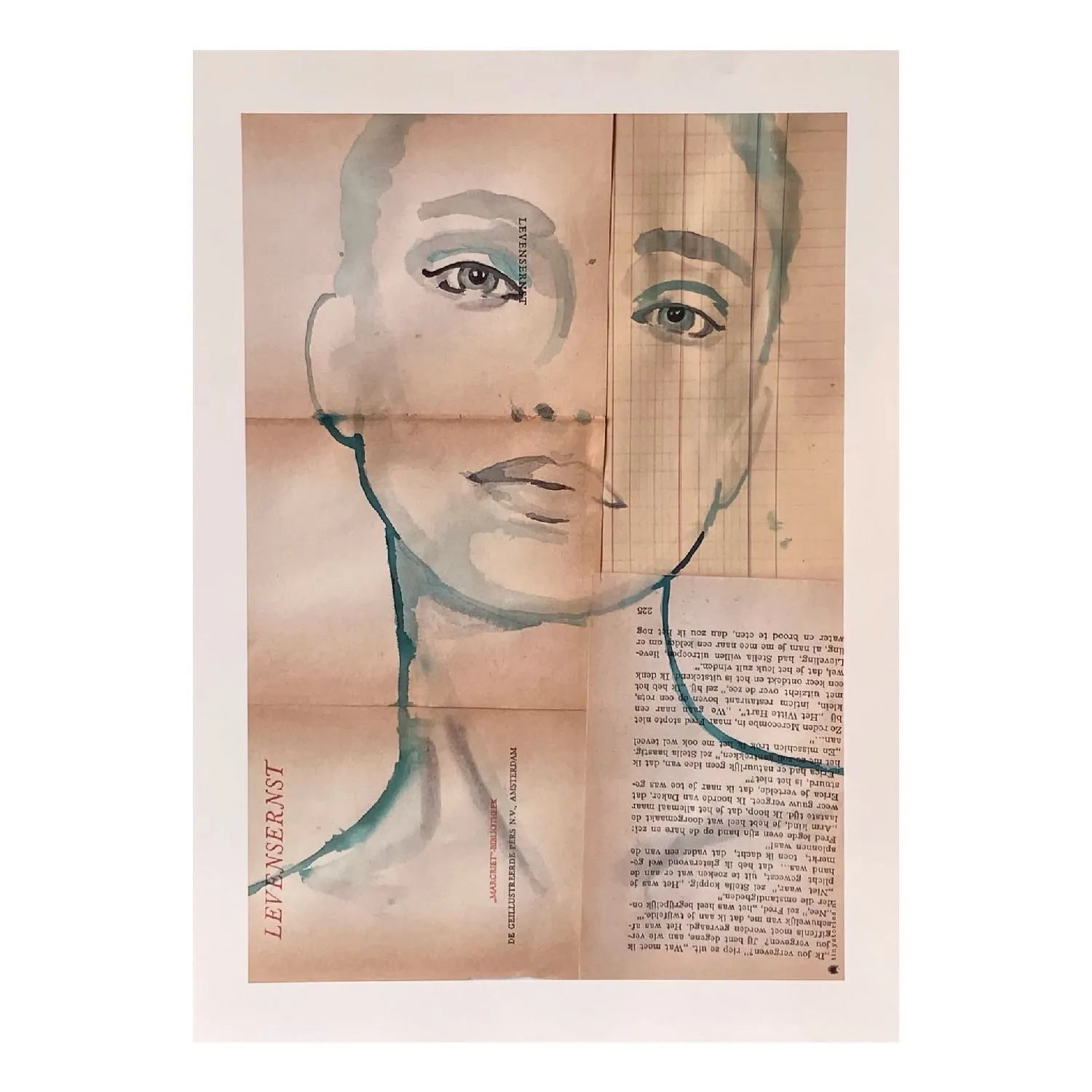 TinyStories Poster met Lijst - Blue Eyes