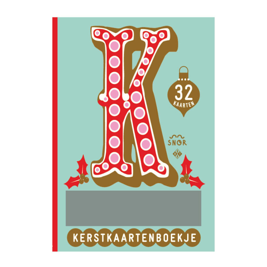 K het is weer Kerst - Kerstkaartenboekje Snor