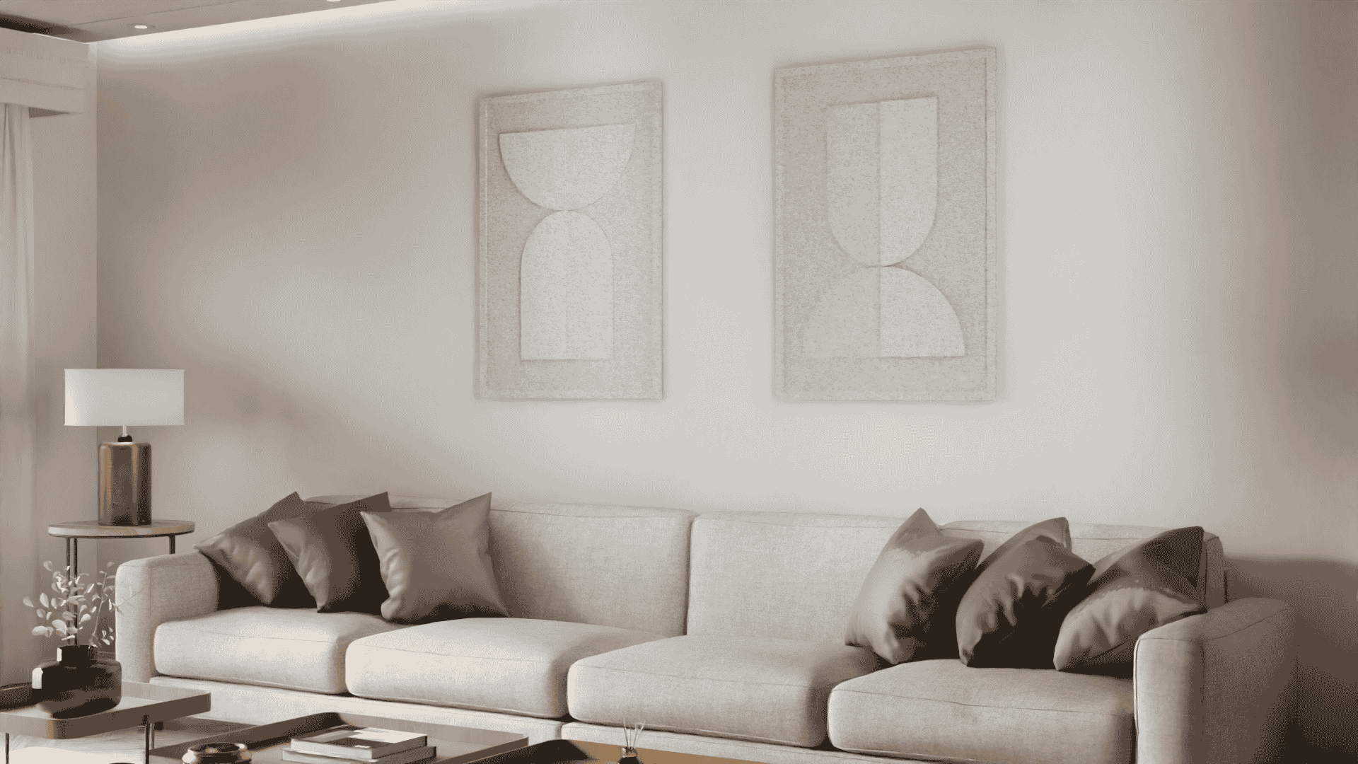 Tacito kunstwerk KW1 akoestisch wandpaneel