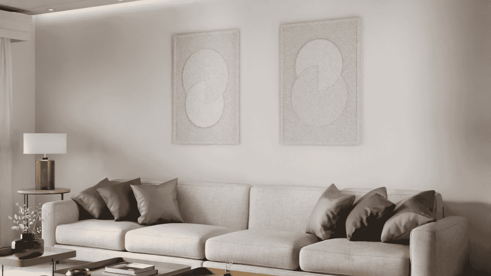 Tacito kunstwerk KW2 akoestisch wandpaneel