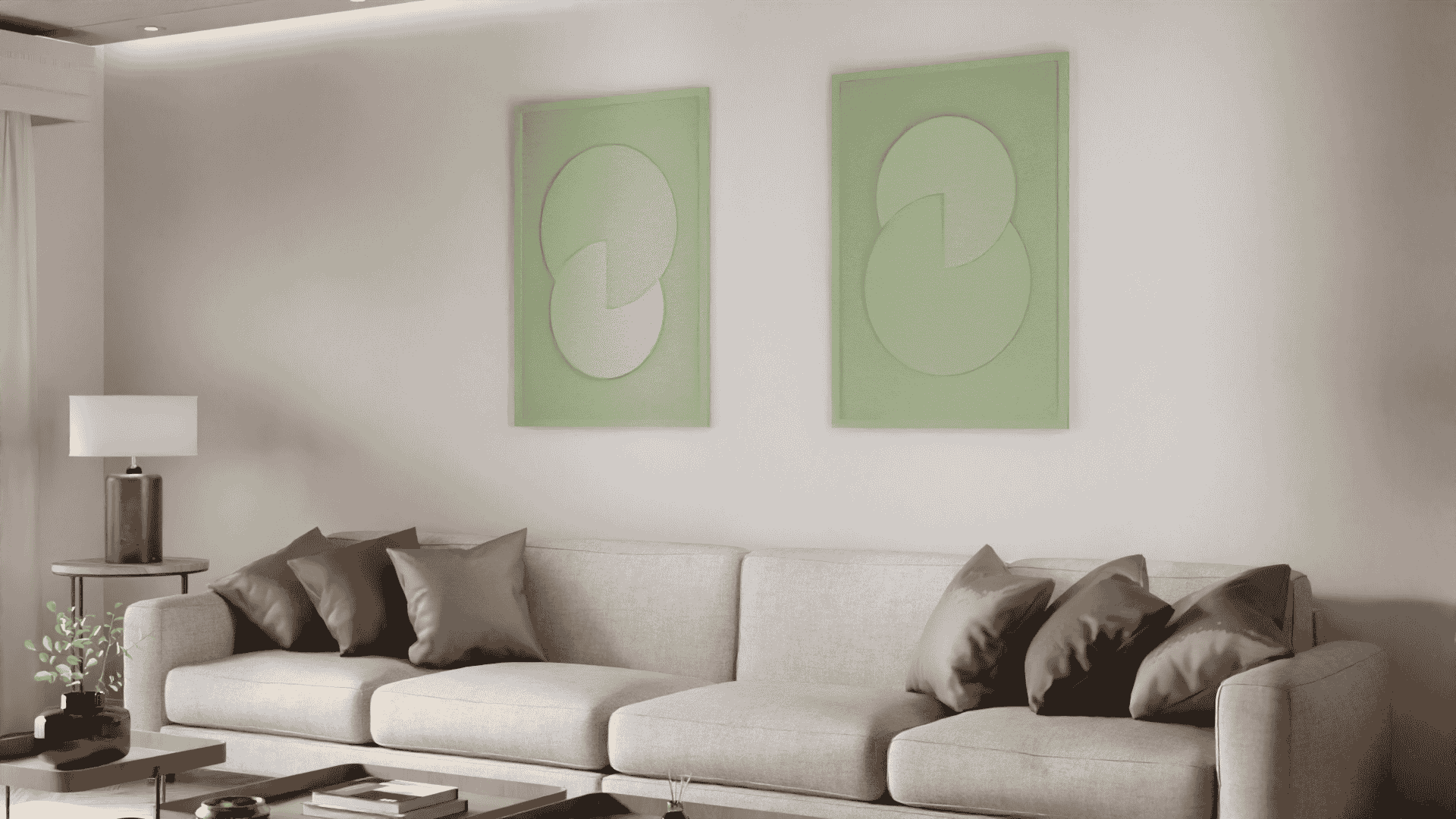 Tacito kunstwerk KW2 akoestisch wandpaneel