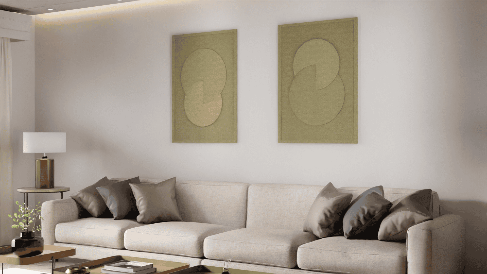 Tacito kunstwerk KW2 akoestisch wandpaneel