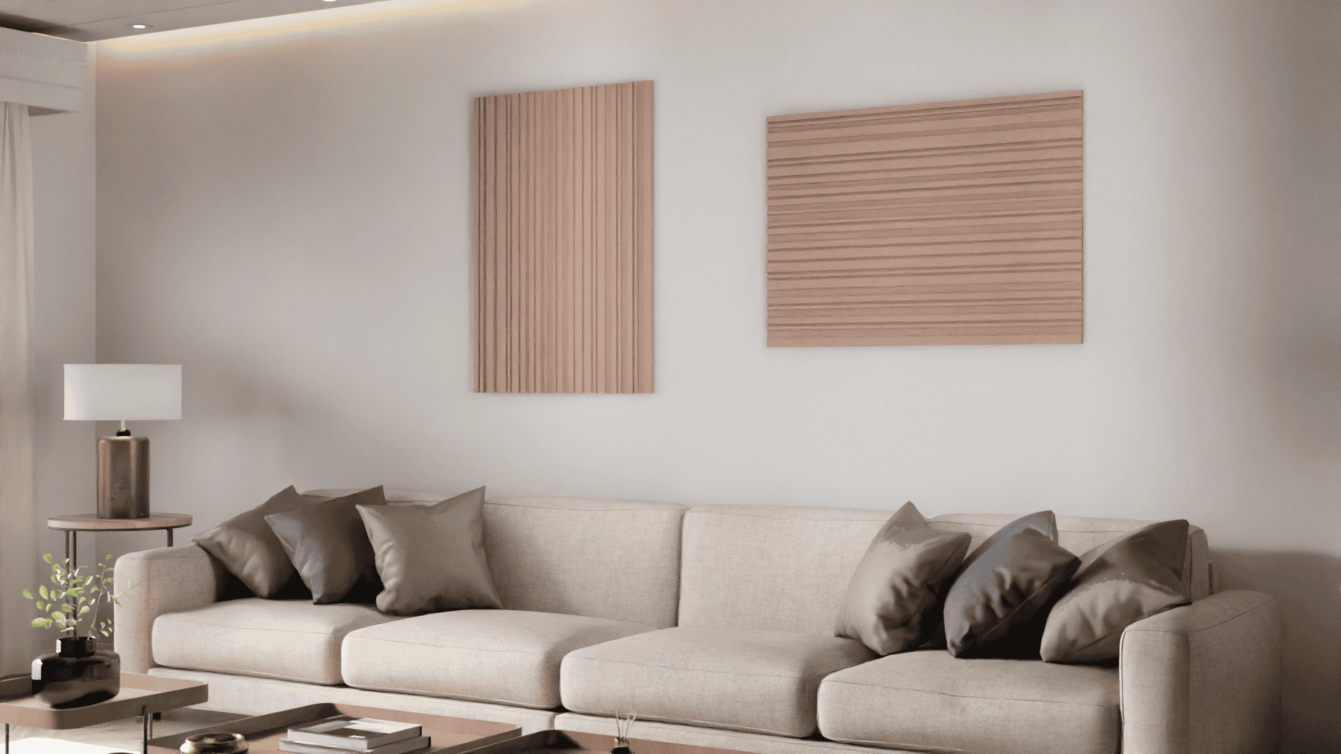 Tacito kunstwerk KW3 akoestisch wandpaneel