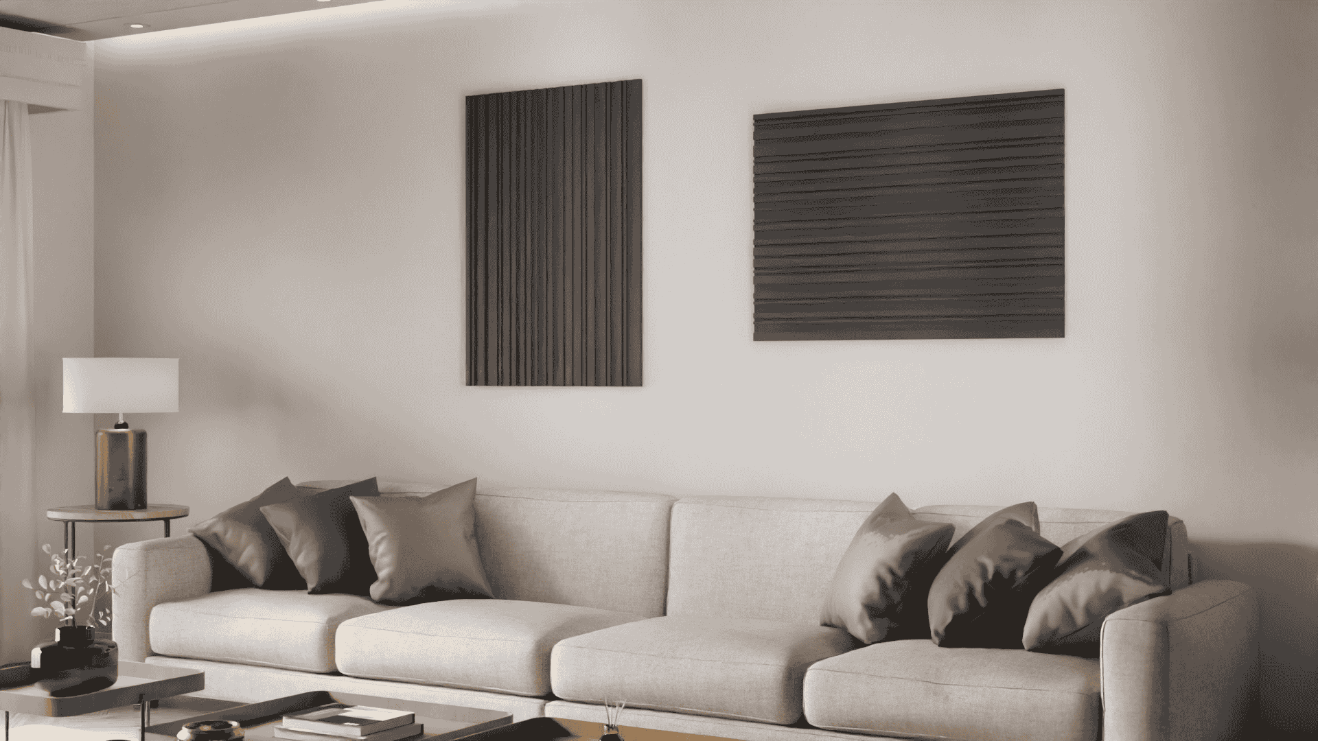 Tacito kunstwerk KW3 akoestisch wandpaneel