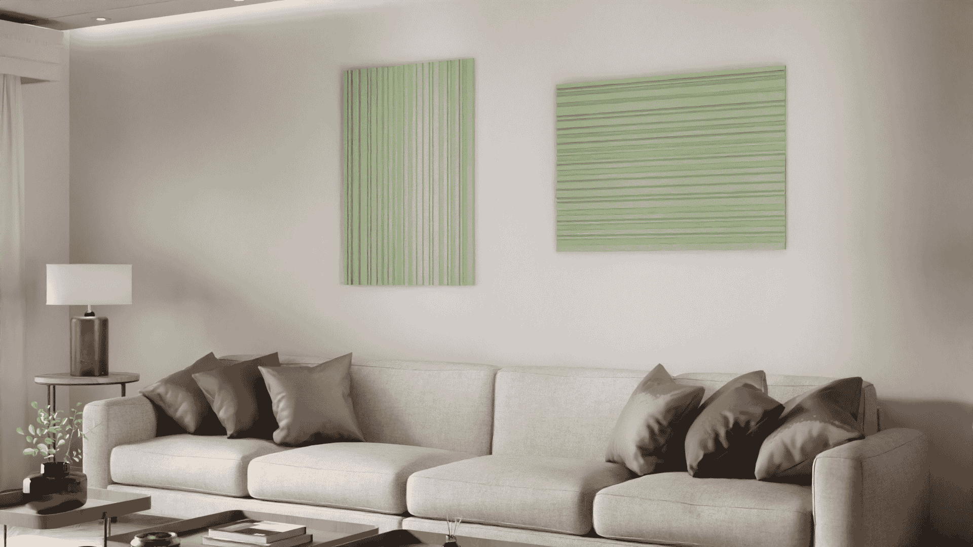 Tacito kunstwerk KW3 akoestisch wandpaneel