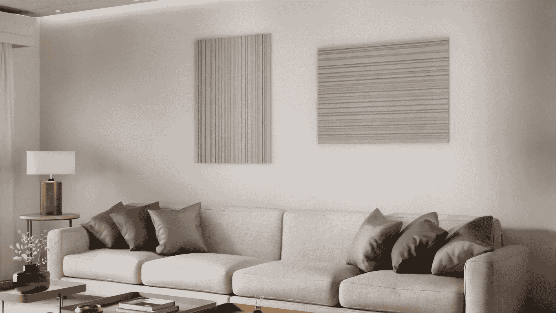 Tacito kunstwerk KW3 akoestisch wandpaneel