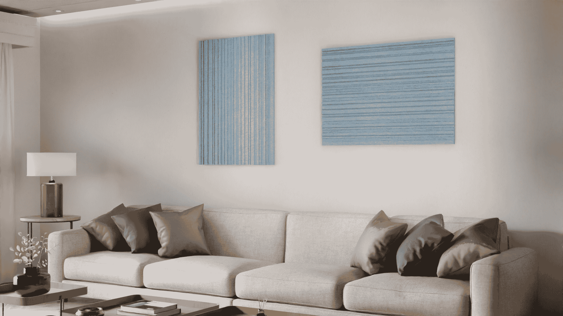 Tacito kunstwerk KW3 akoestisch wandpaneel