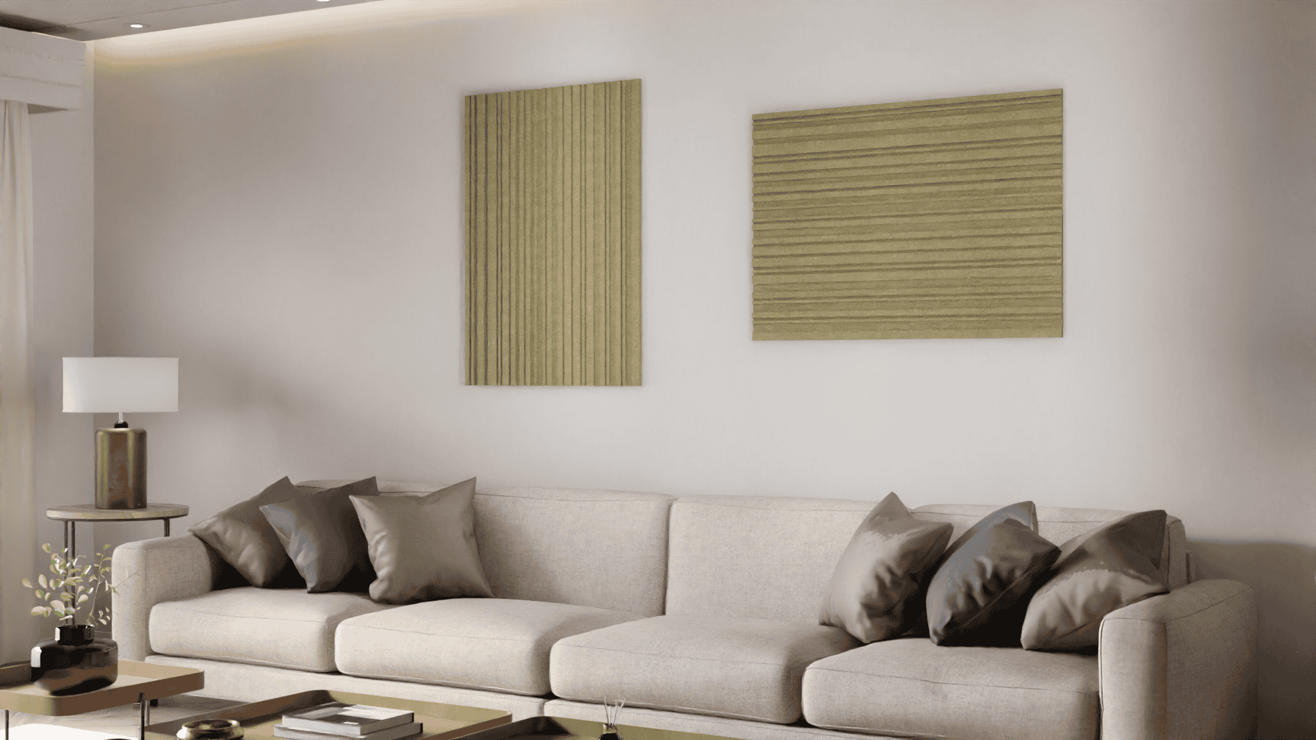 Tacito kunstwerk KW3 akoestisch wandpaneel