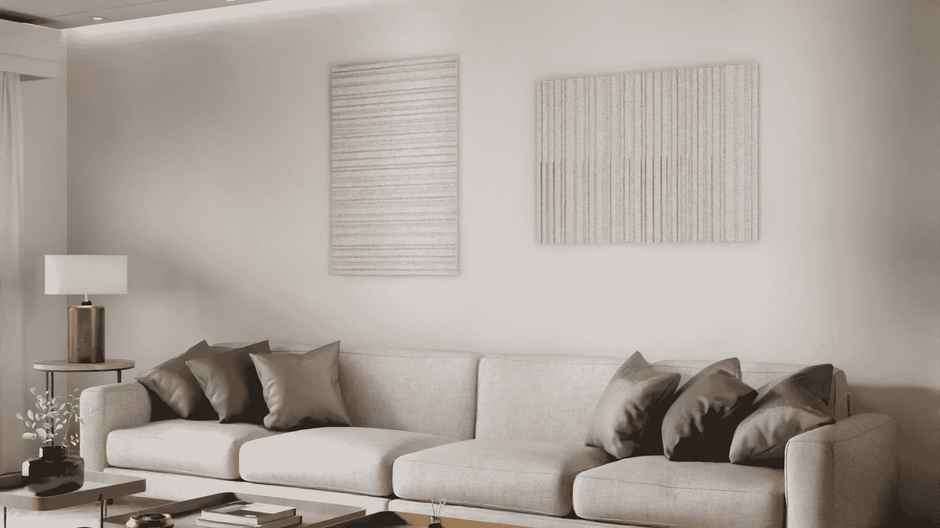 Tacito kunstwerk KW4 akoestisch wandpaneel