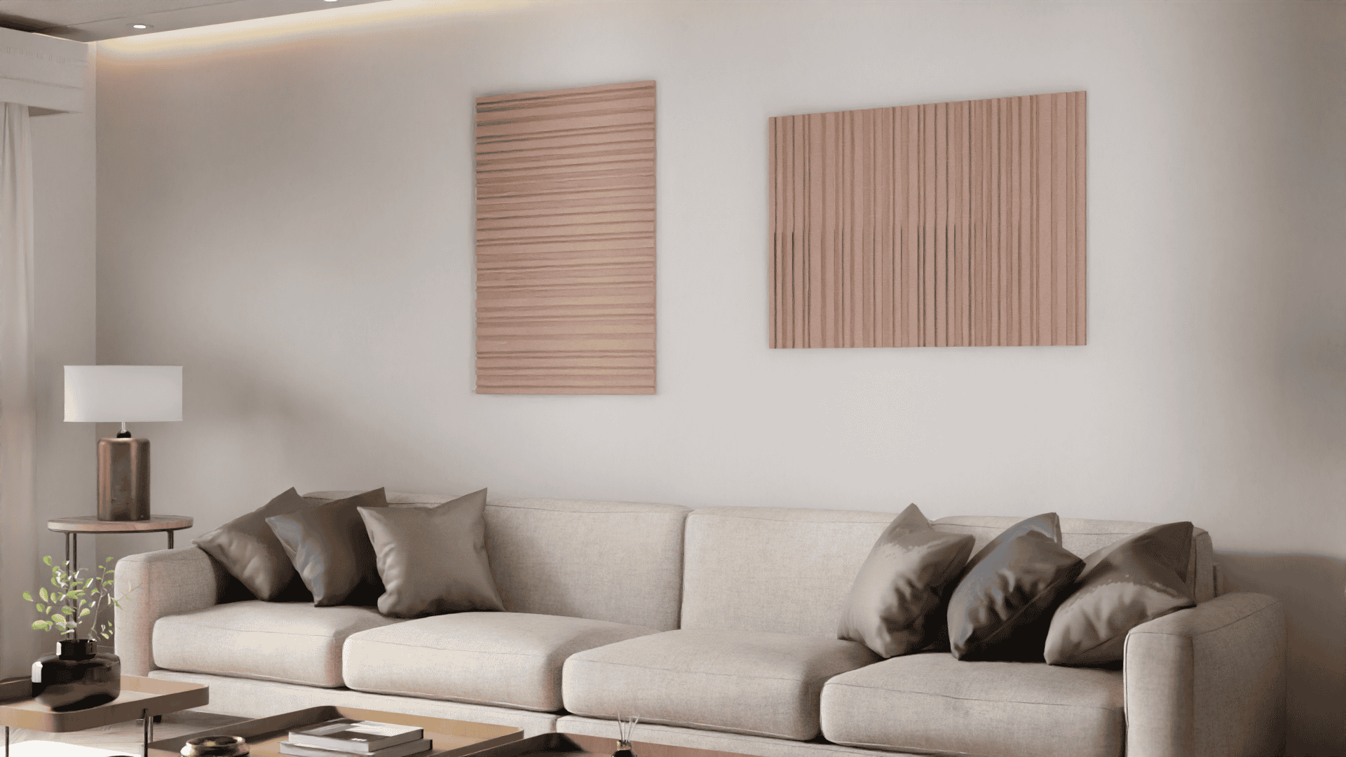 Tacito kunstwerk KW4 akoestisch wandpaneel