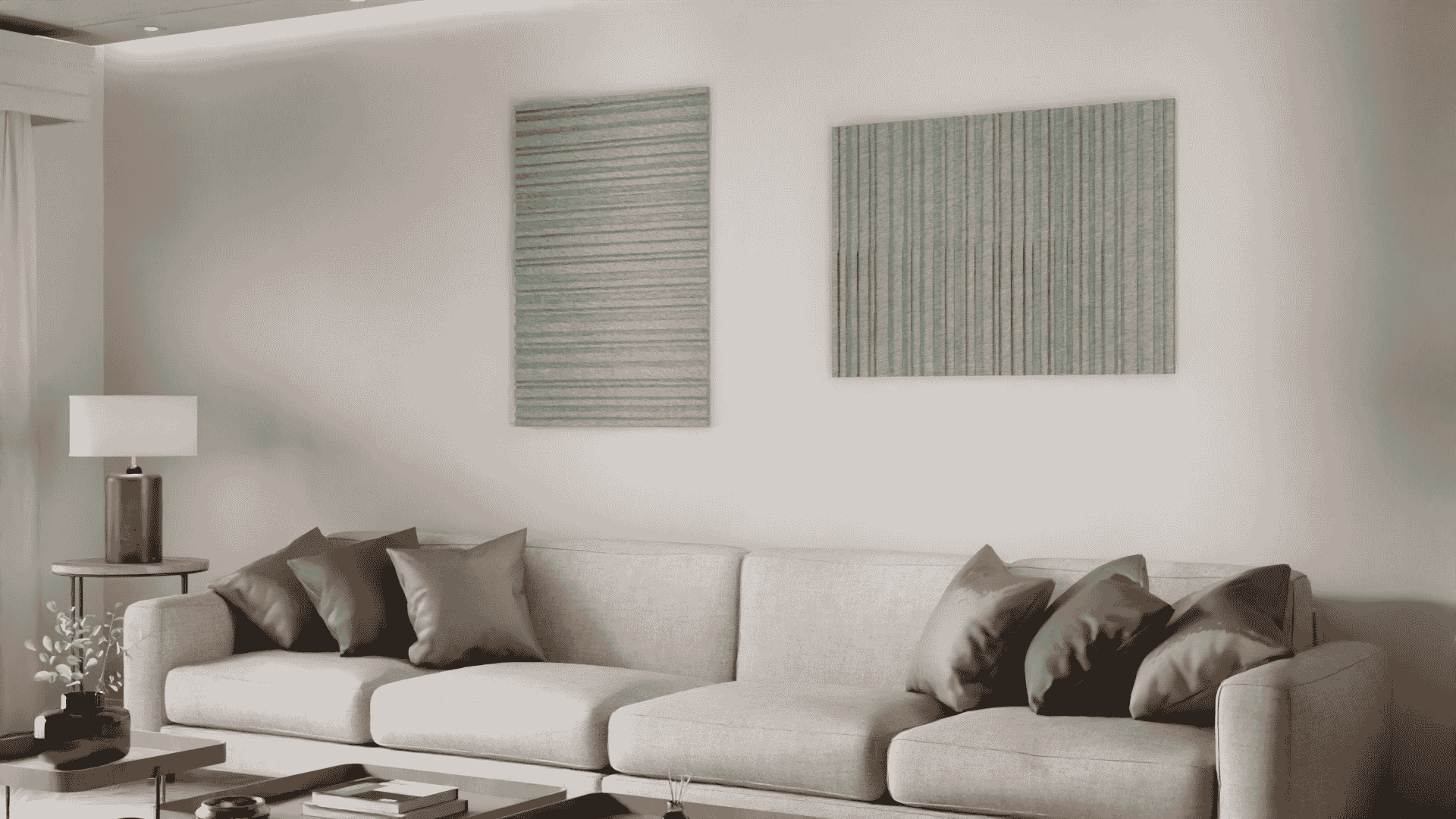 Tacito kunstwerk KW4 akoestisch wandpaneel