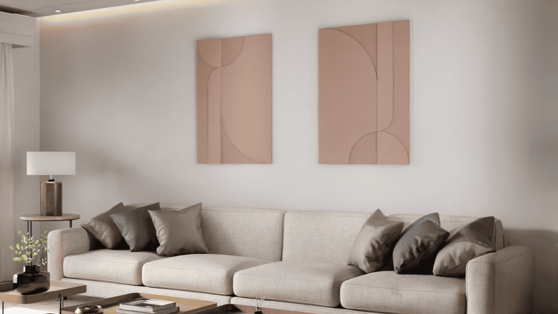 Tacito kunstwerk KW5 akoestisch wandpaneel - Kavel 84