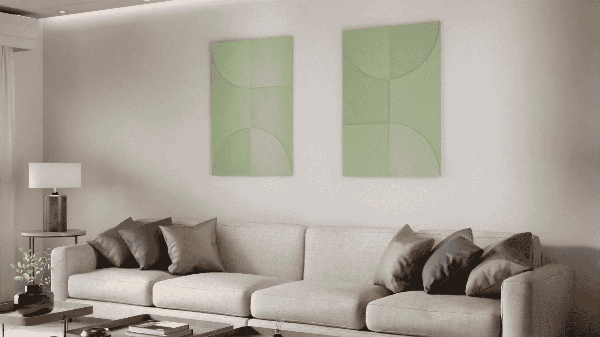 Tacito kunstwerk KW6 akoestisch wandpaneel