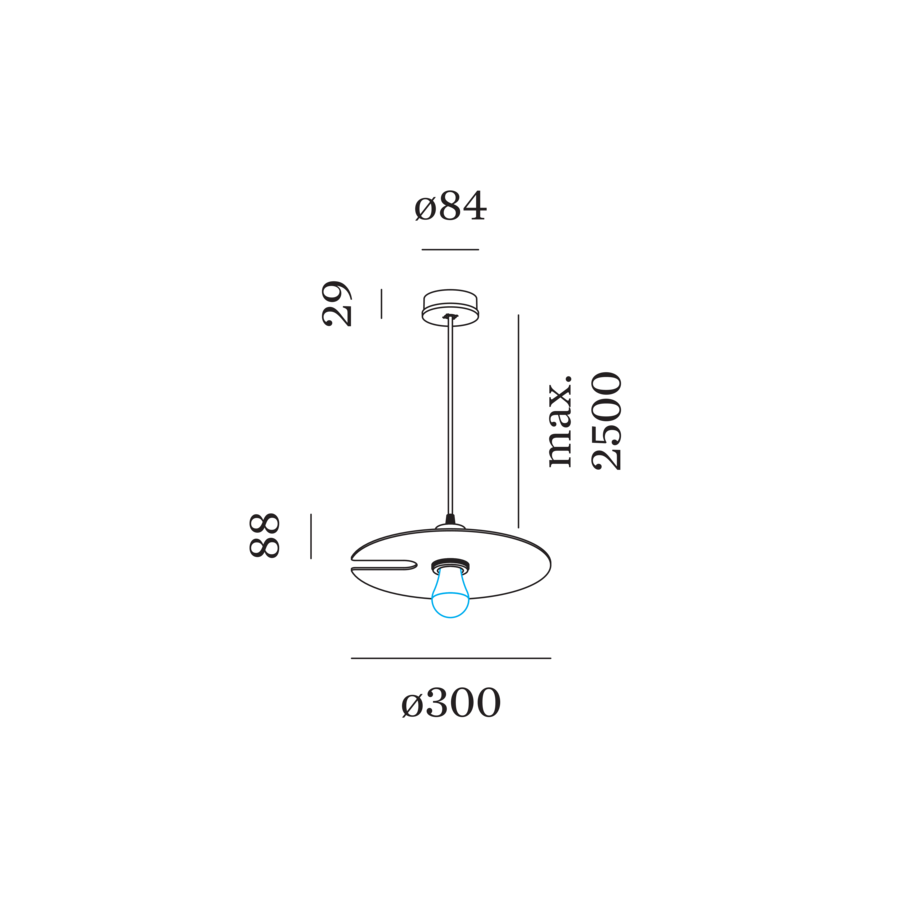 Wever & Ducré MIRRO hanglamp
