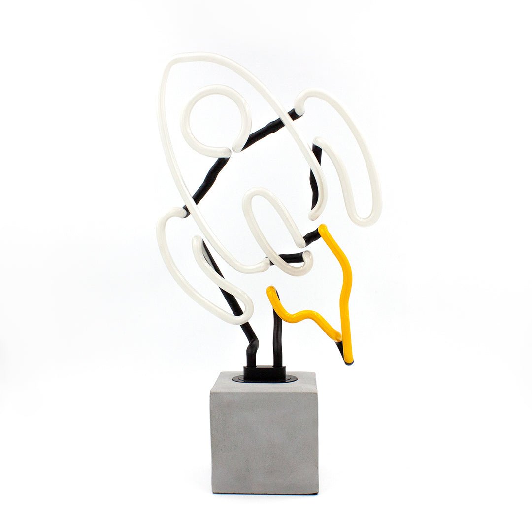 Glazen Neon Sign Rocket - Kavel 84