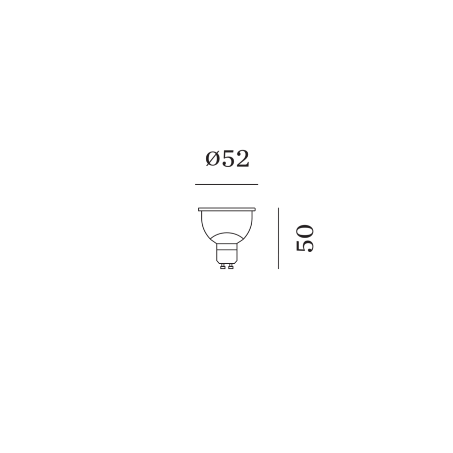 Wever & Ducré PAR16 LED lamp zilver