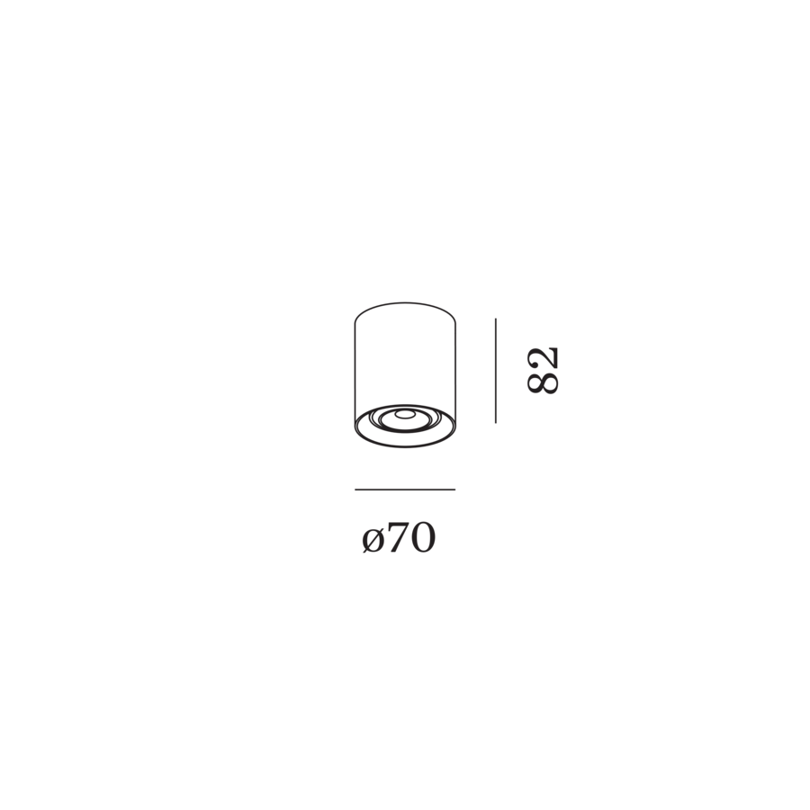 Wever & Ducré RAY mini opbouwspot