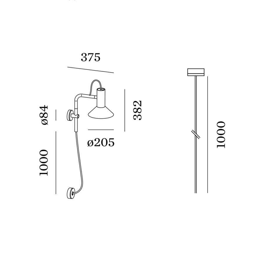 Wever & Ducré ROOMOR wandlamp - Kavel 84