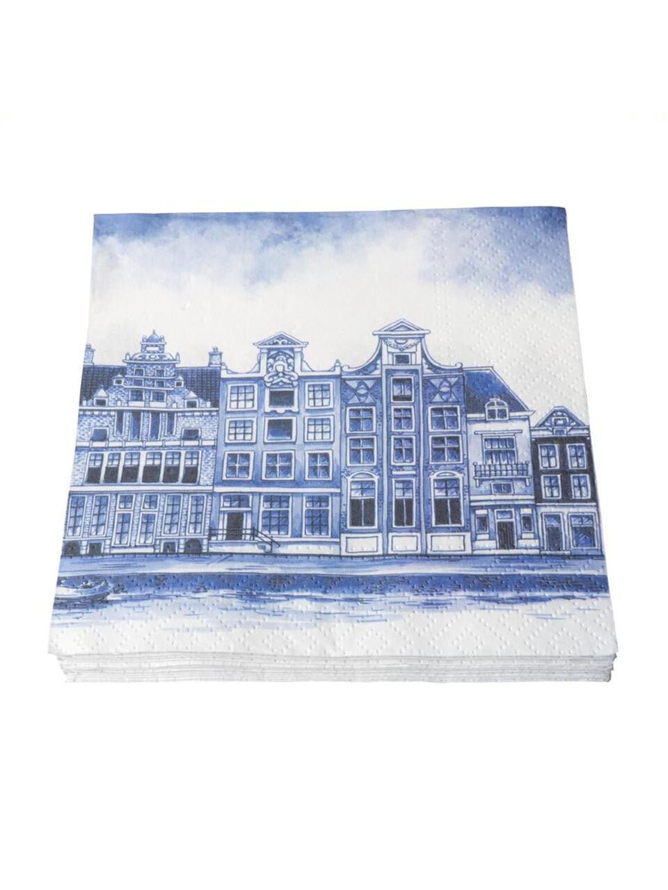 Heinen Delfts Blauw servetten - Kavel 84