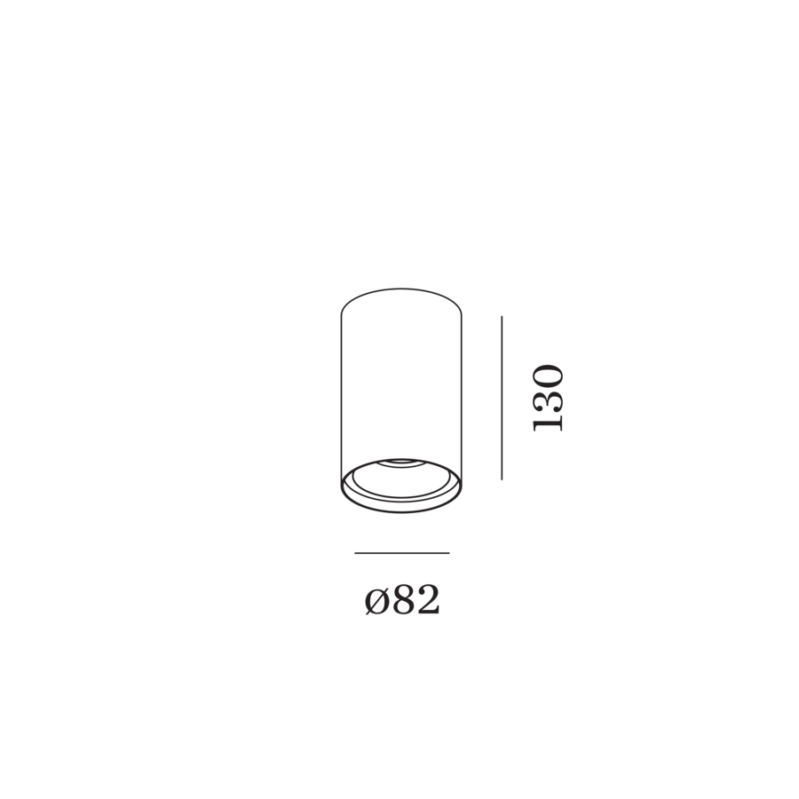 Wever & Ducré SOLID petit opbouwspot