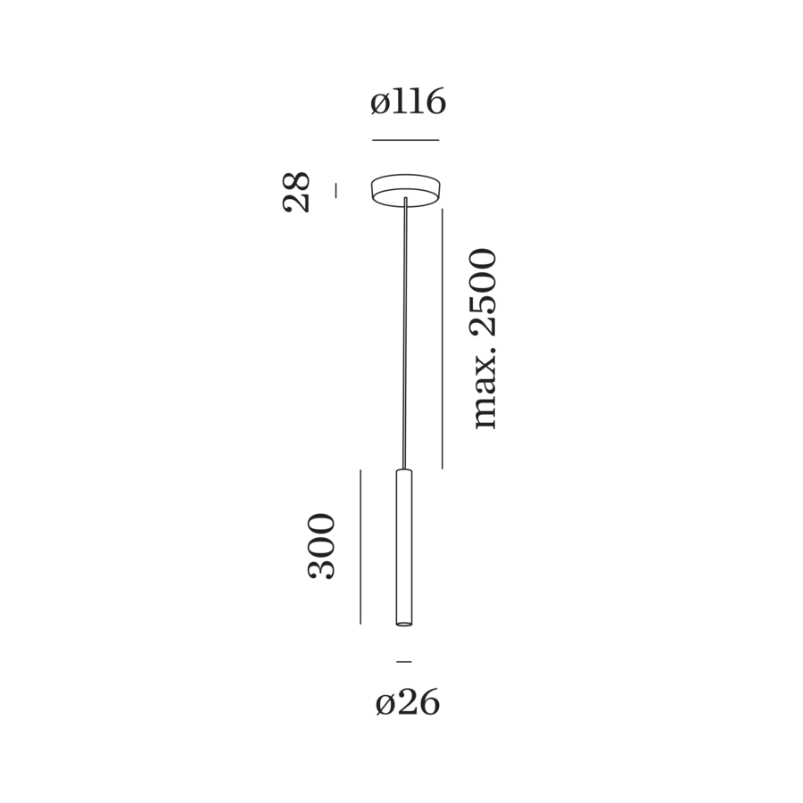 Wever & Ducré MATCH hanglamp