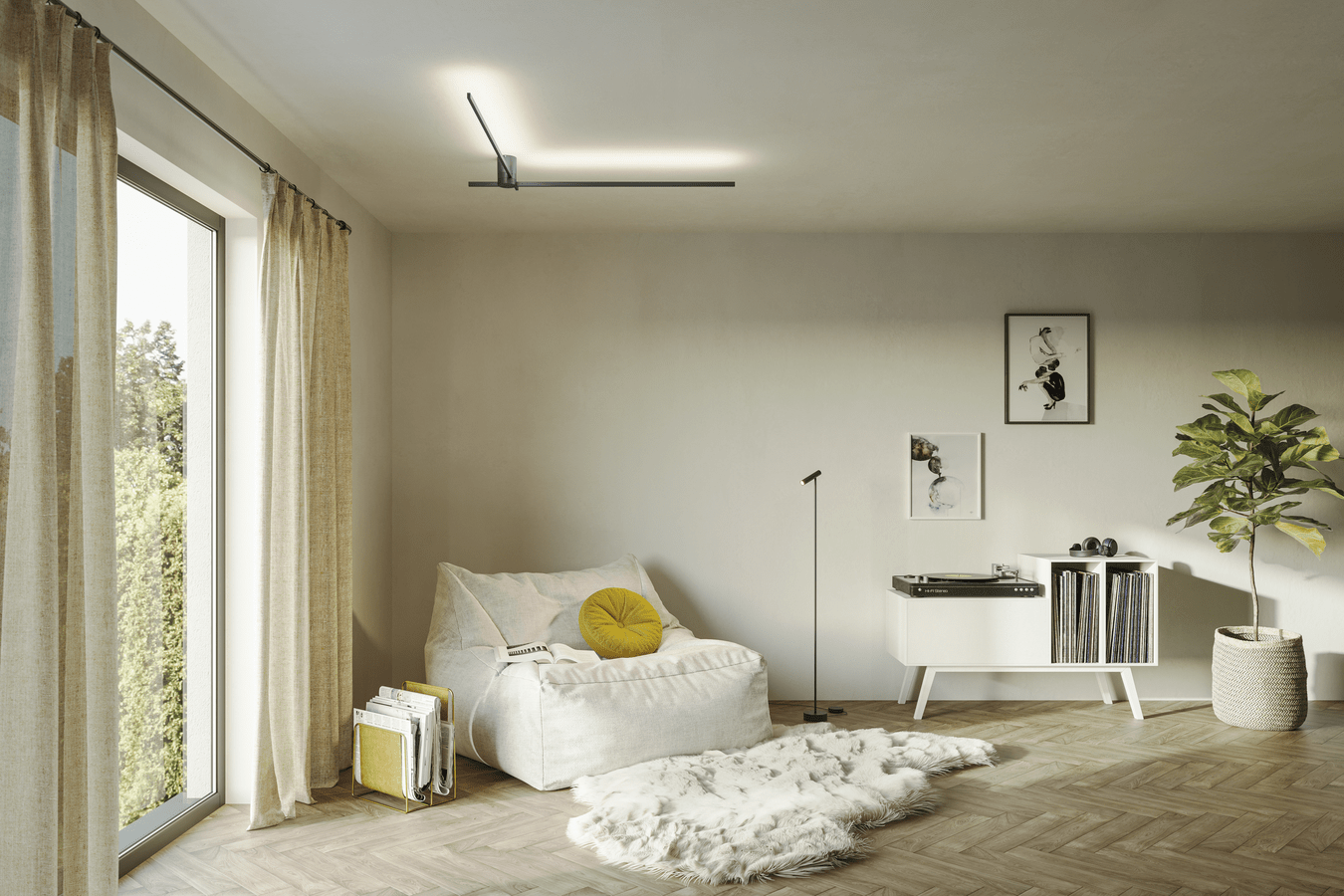 Wever & Ducré FIL spin wand - /plafondlamp - Kavel 84