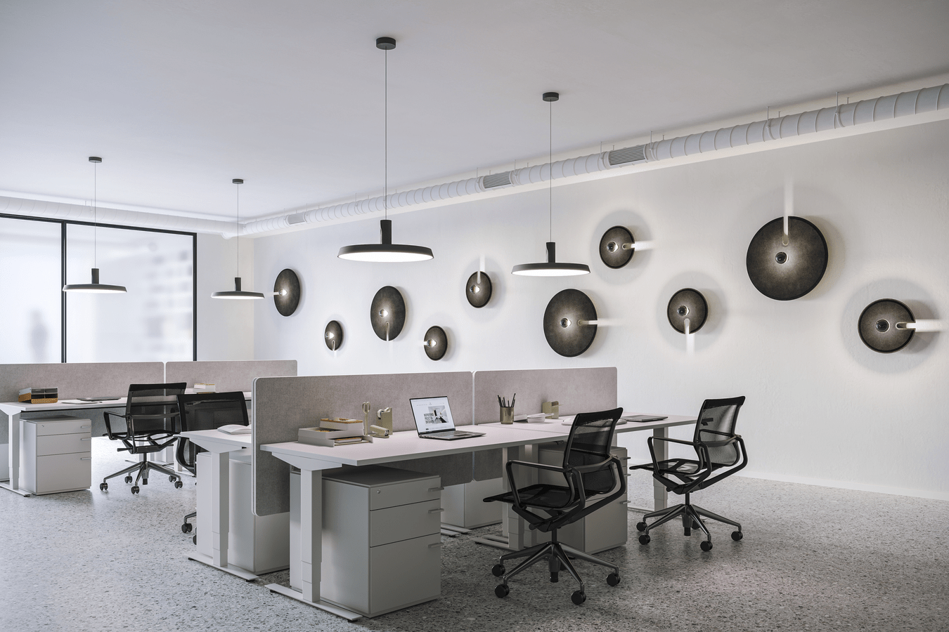 Wever & Ducré ROOMOR Office hanglamp - Kavel 84