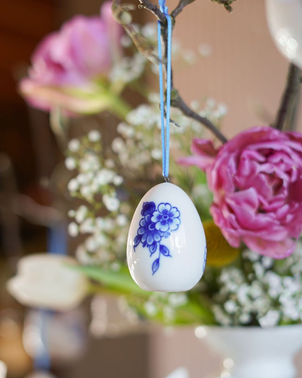 Heinen Delfts Blauw Paashangers - Kavel 84