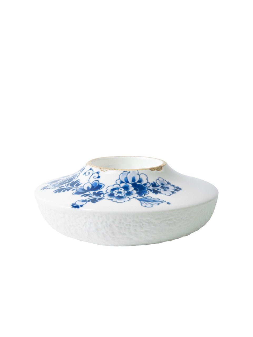 Heinen Delfts Blauw Blauw Bloesem waxinelichthouder - Kavel 84