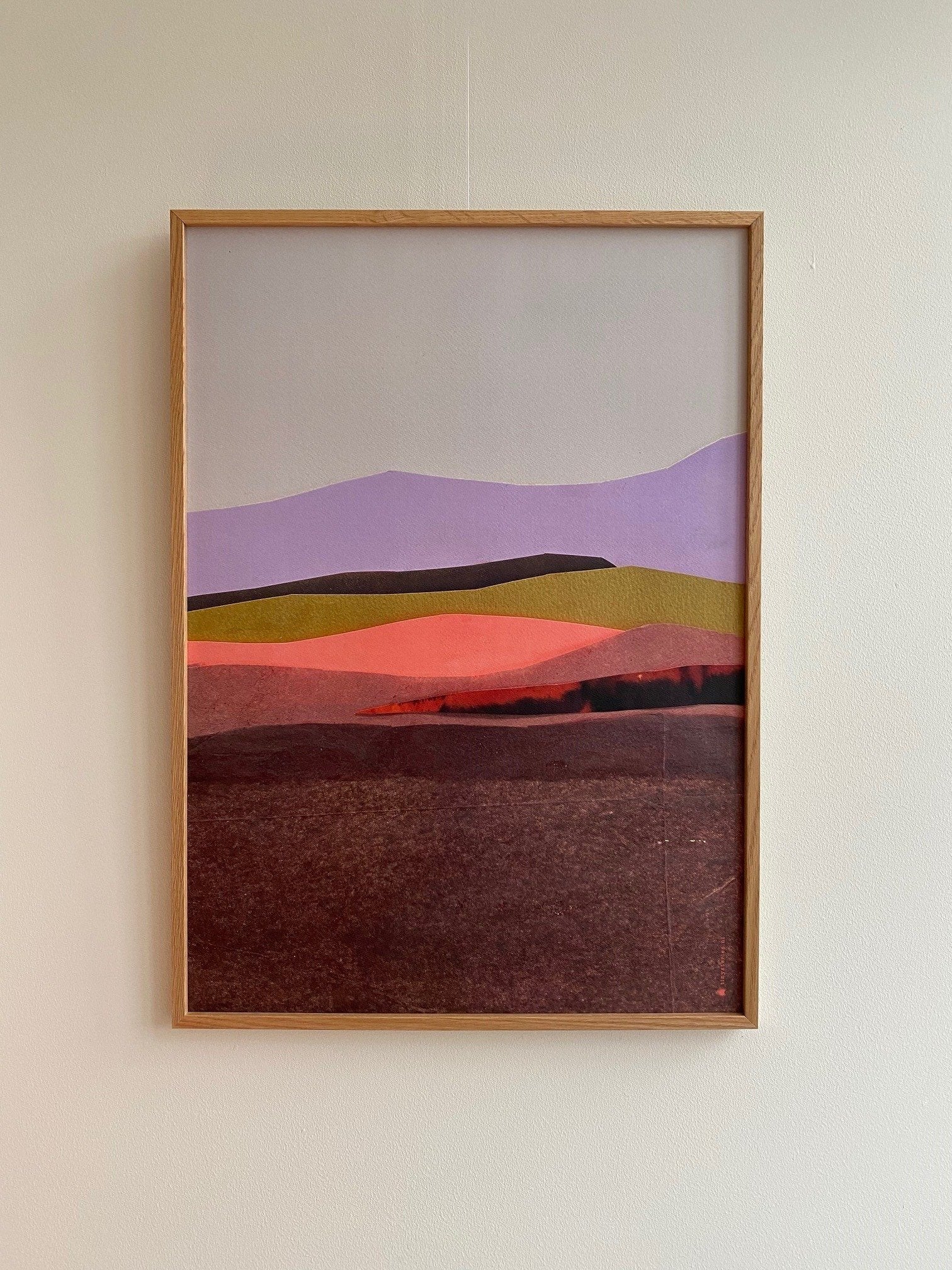 TinyStories Poster met Lijst - Coral & Chocolate