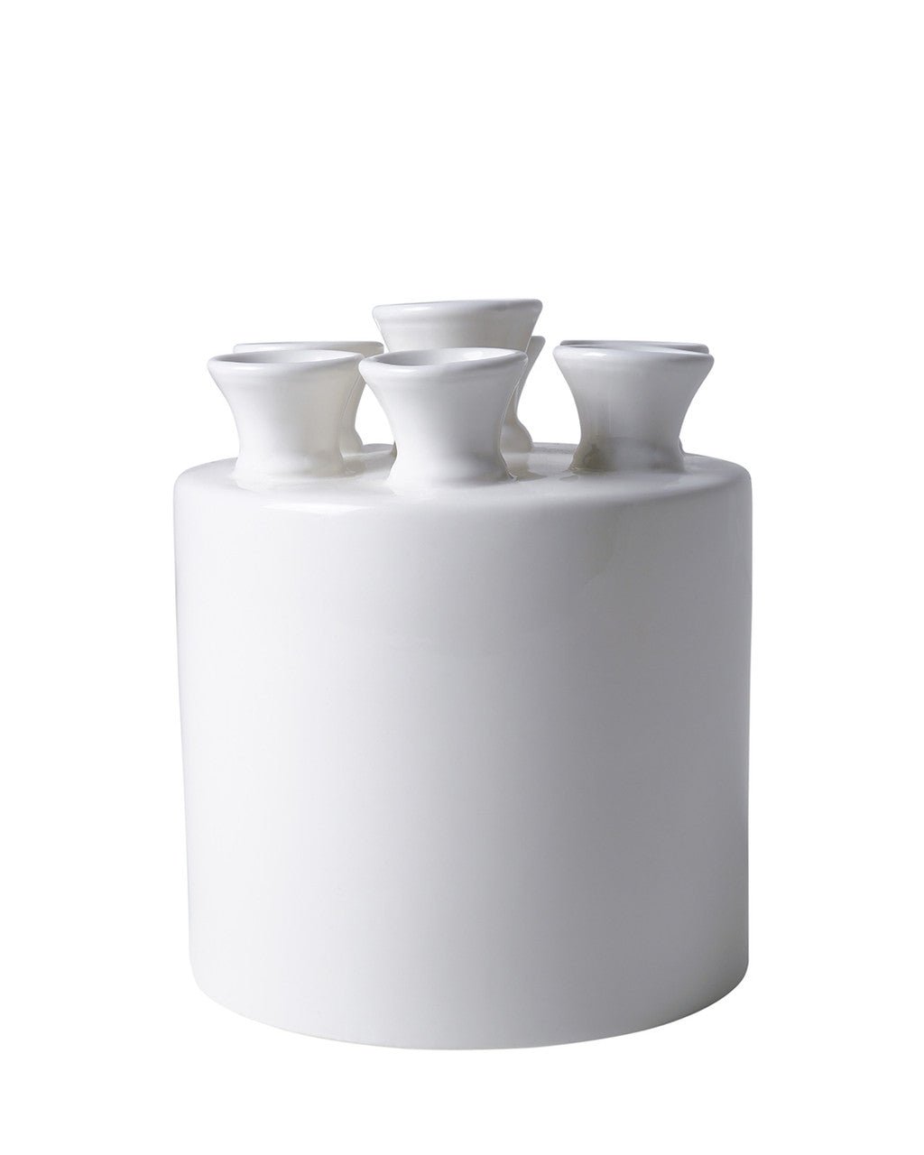 Heinen Delfts Blauw Tulpenvaas cilinder - Kavel 84