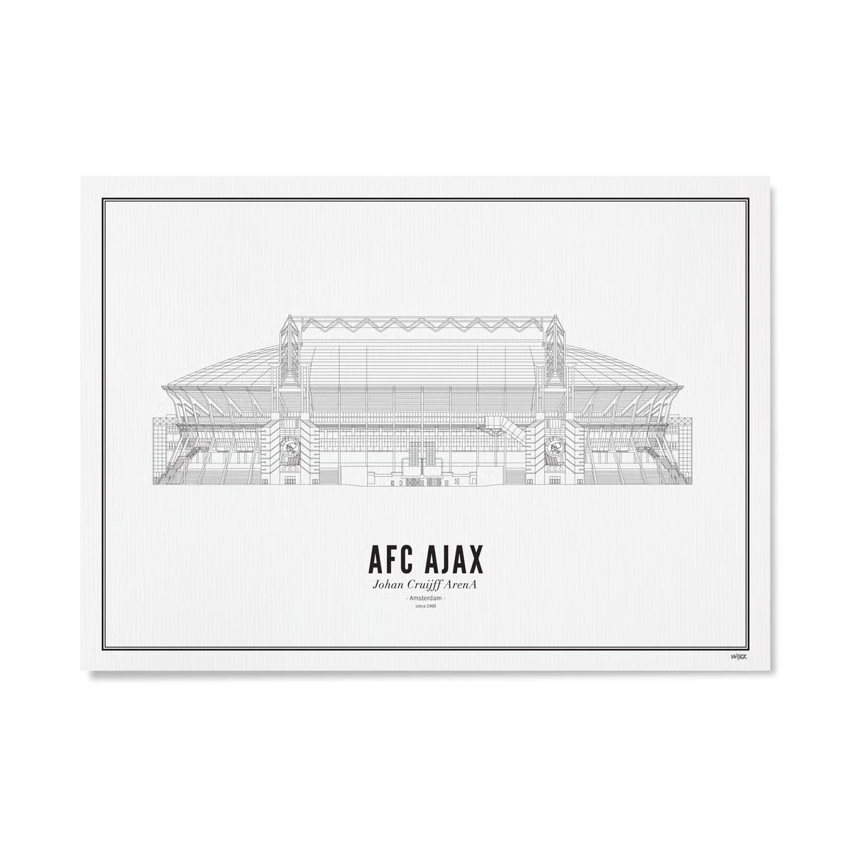 WIJCK. Poster AFC Ajax - Johan Cruijff Arena