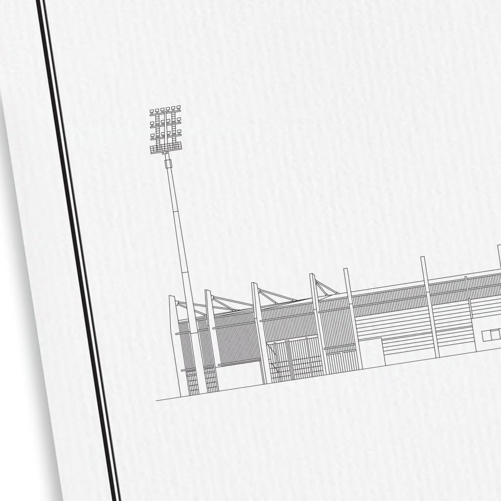 WIJCK. Poster RKC Waalwijk - Mandemakers Stadion