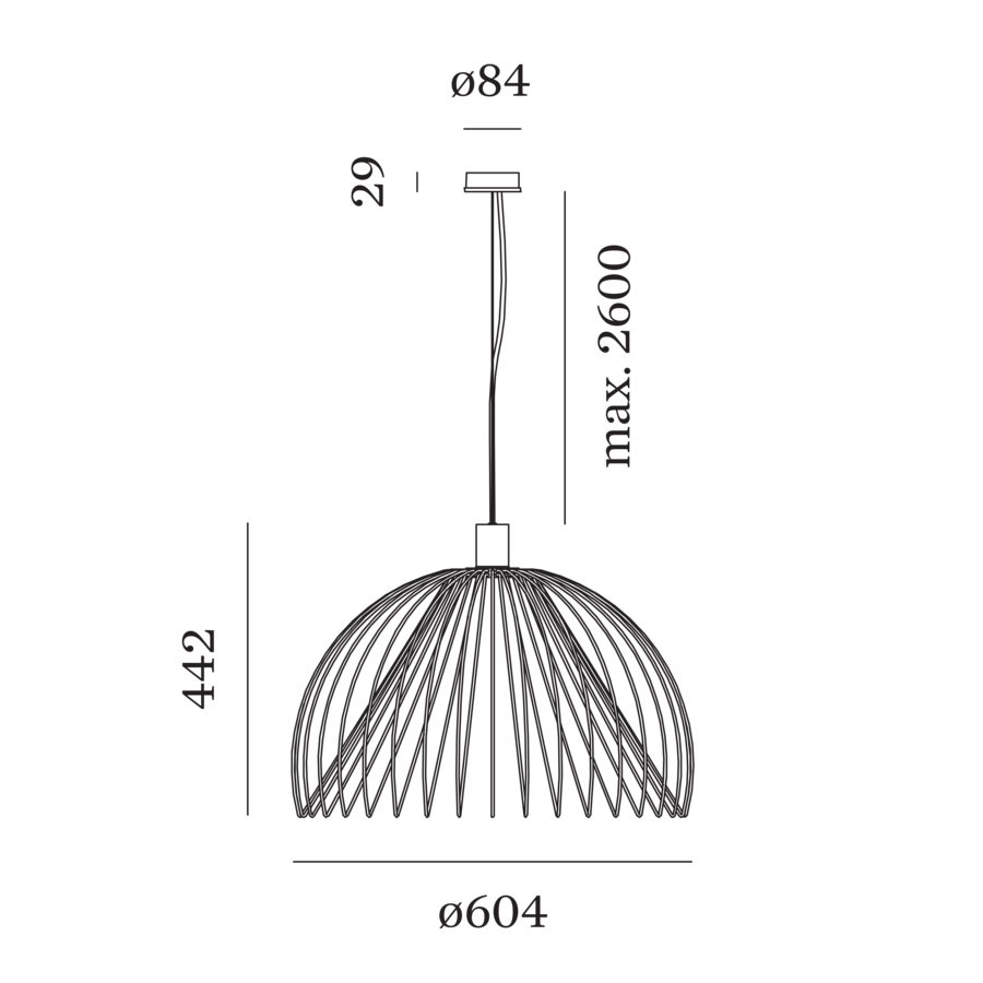 Wever & Ducré WIRO Globe hanglamp