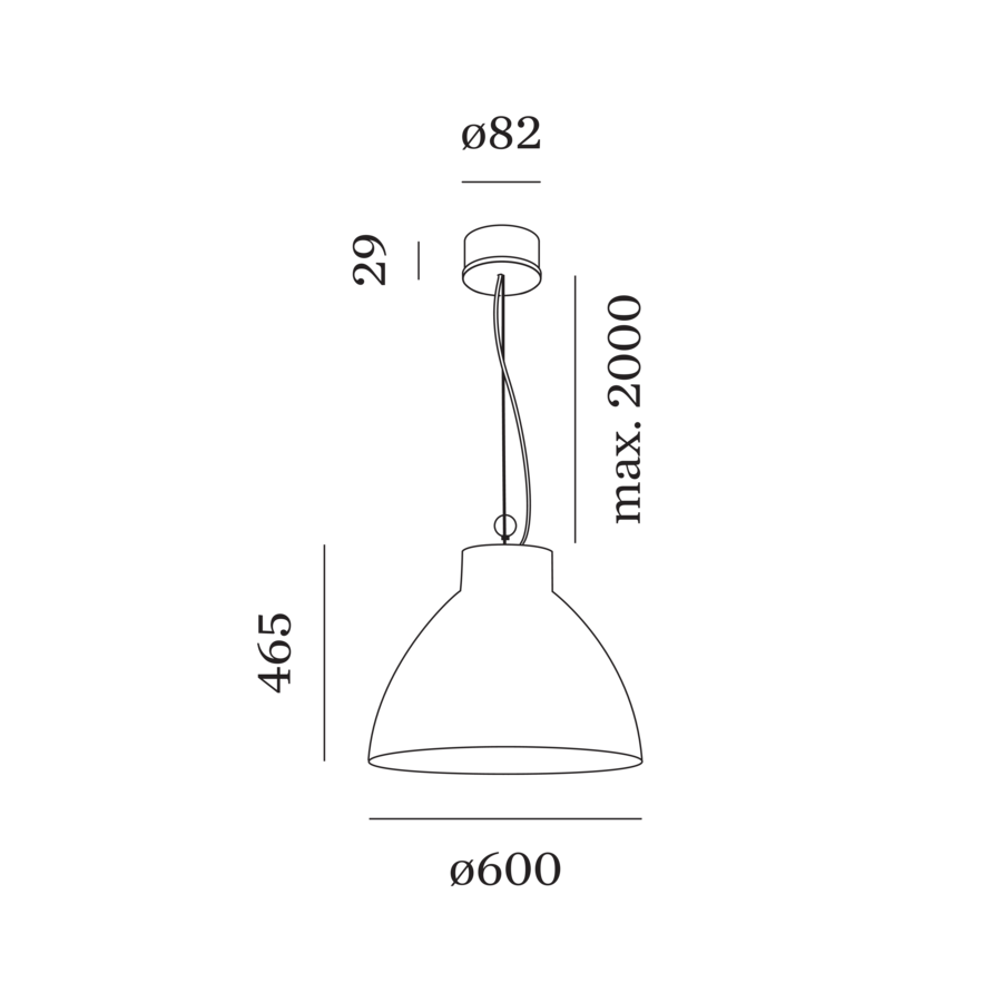 Wever & Ducré BISHOP hanglamp