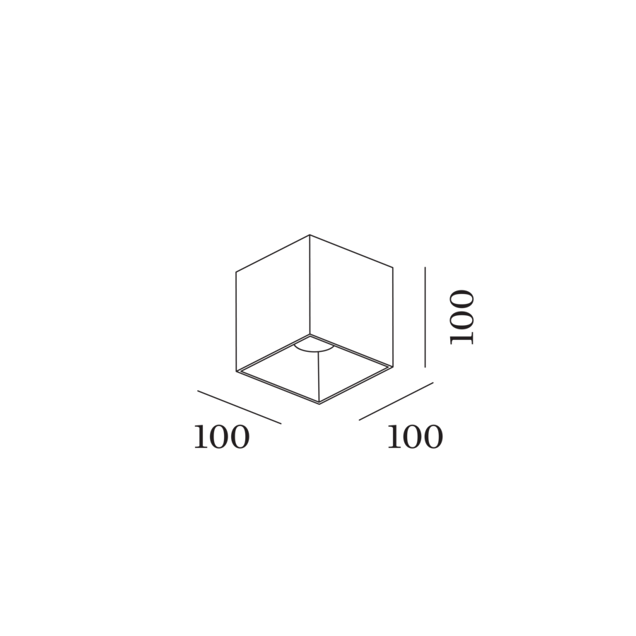 Wever & Ducré BOX opbouwspot
