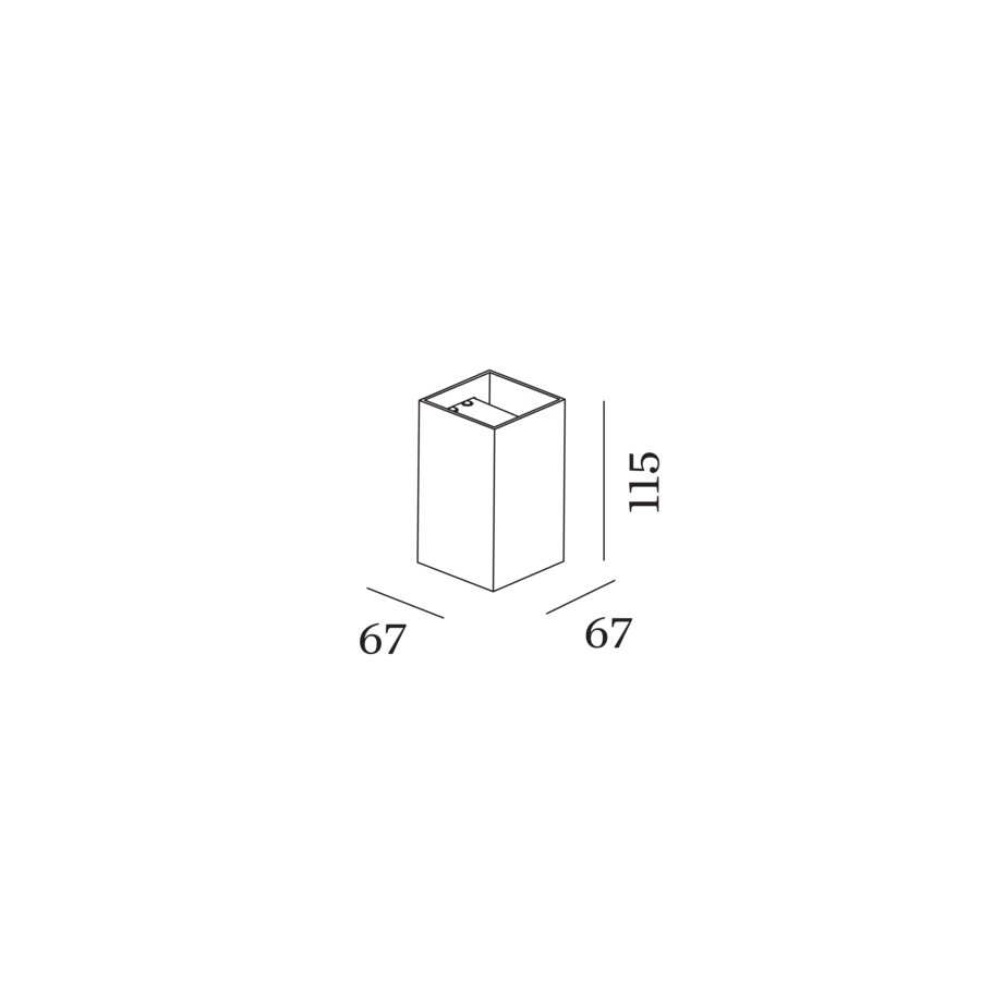 Wever & Ducré BOX mini wandlamp