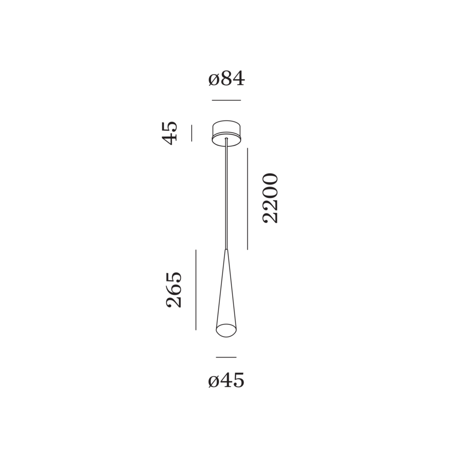 Wever & Ducré CONE hanglamp