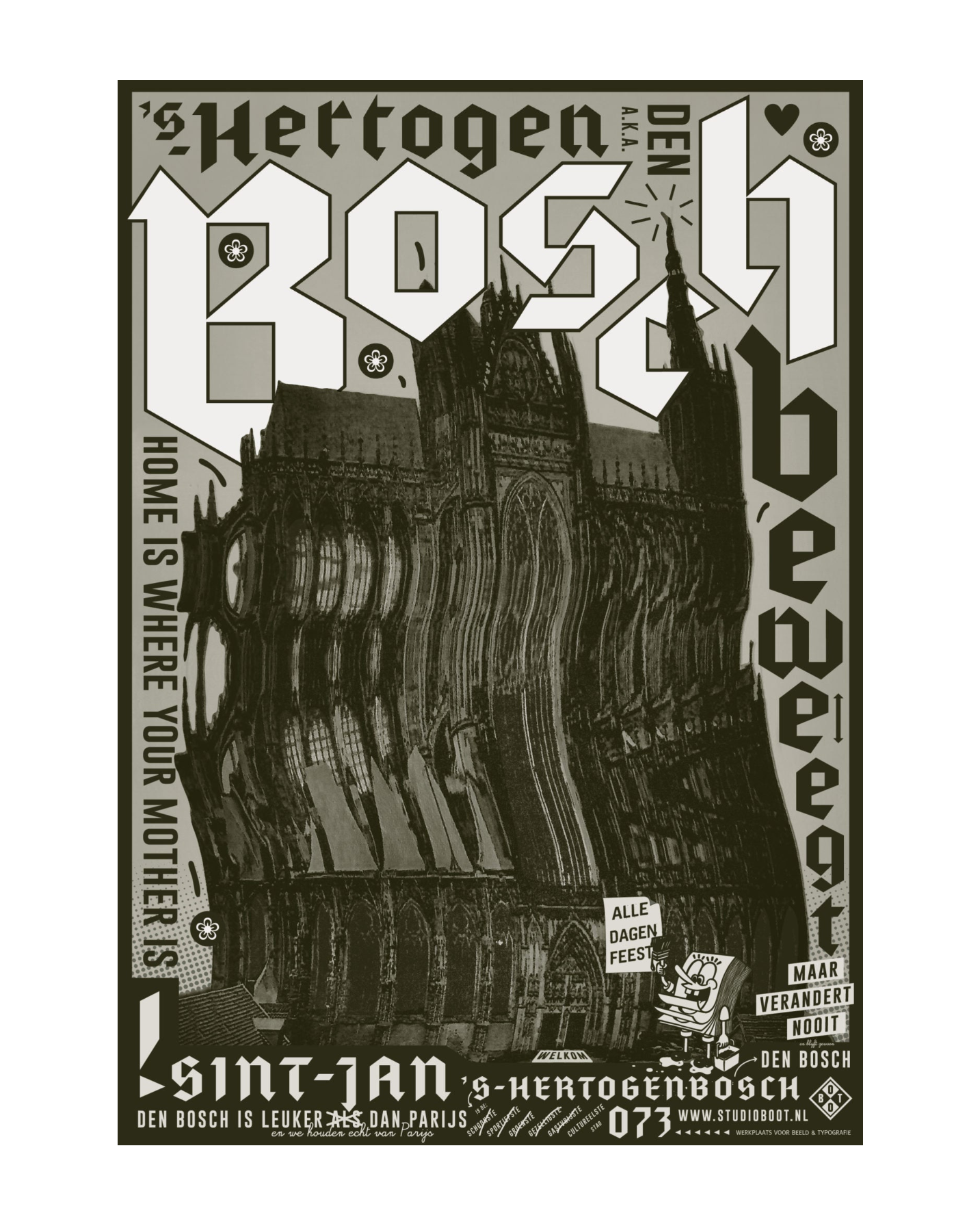 Poster Den Bosch - Studio Boot - Black Friday – Kavel 84
