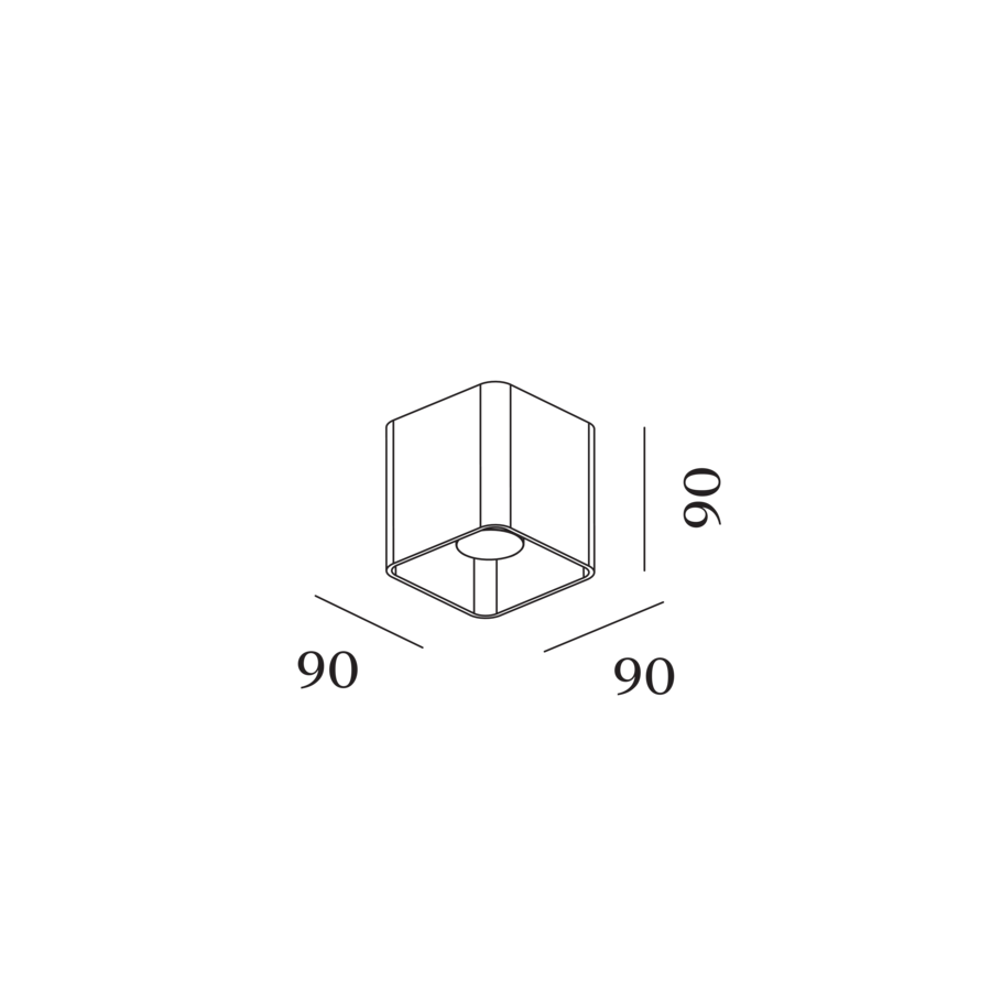 Wever & Ducré DOCUS opbouwspot - Kavel 84
